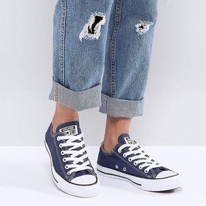 Converse All Star Chuck Taylor Low Top Navy W9.5/M7.5